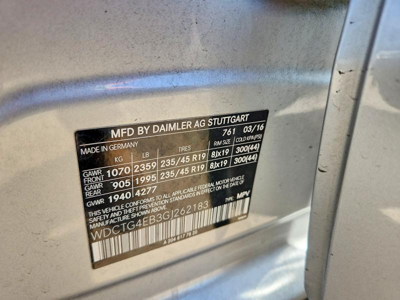 2016 Mercedes-Benz Gla 250