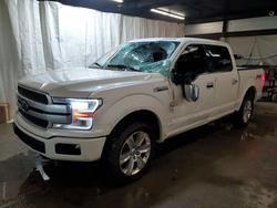 2019 Ford F150 Supercrew en venta en Ebensburg, PA