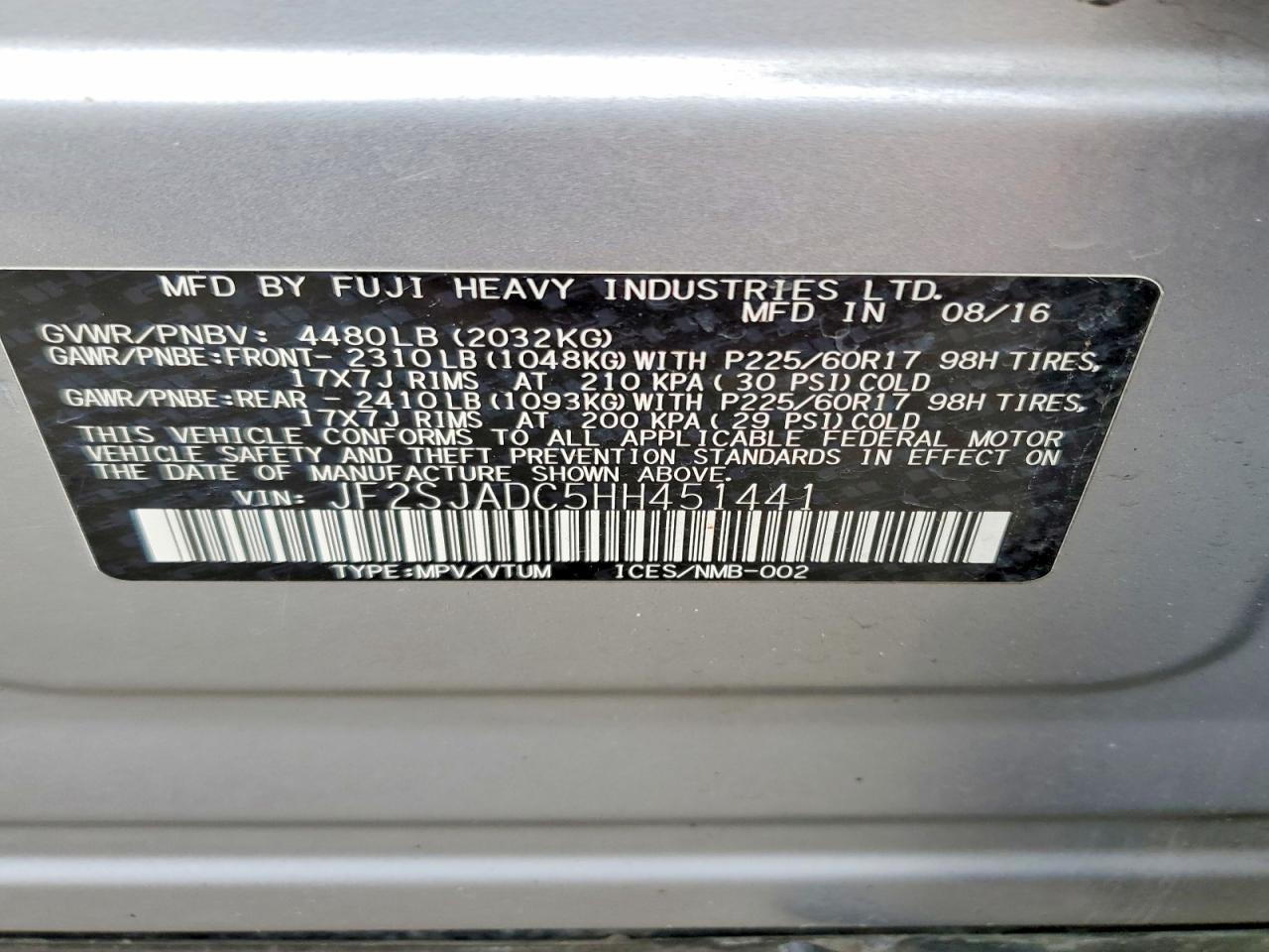 2017 Subaru Forester 2.5i Premium