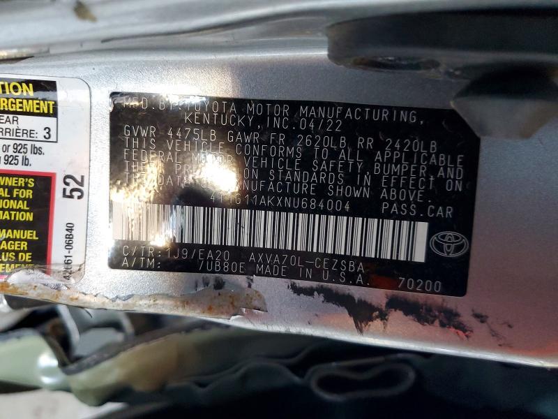 2022 Toyota Camry se