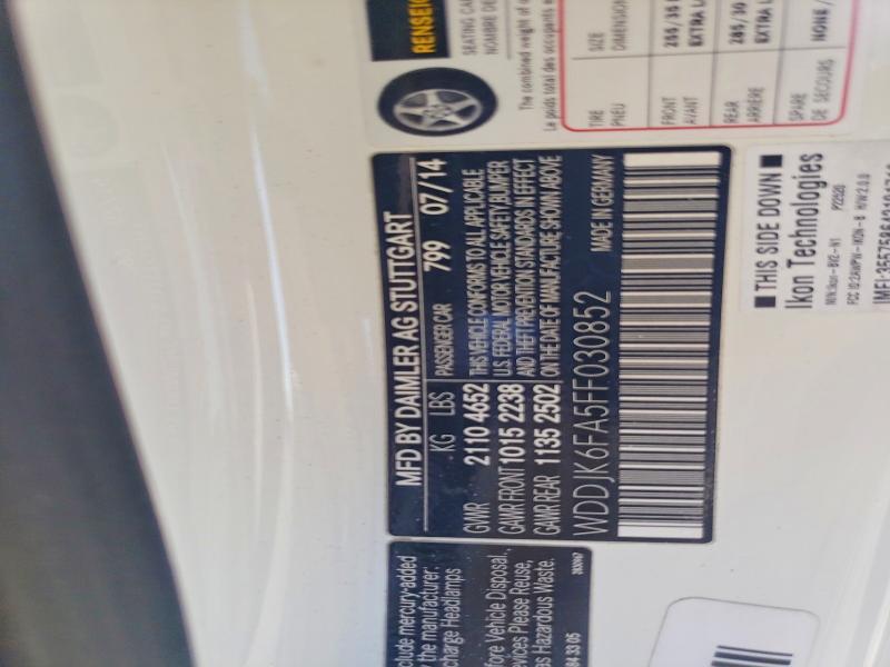 2015 Mercedes-Benz Sl 400