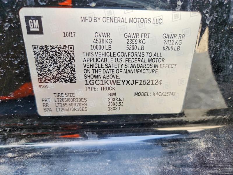 2018 Chevrolet Silverado K2500 Heavy Duty LTZ