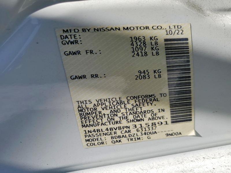 2023 Nissan Altima 2.5 s