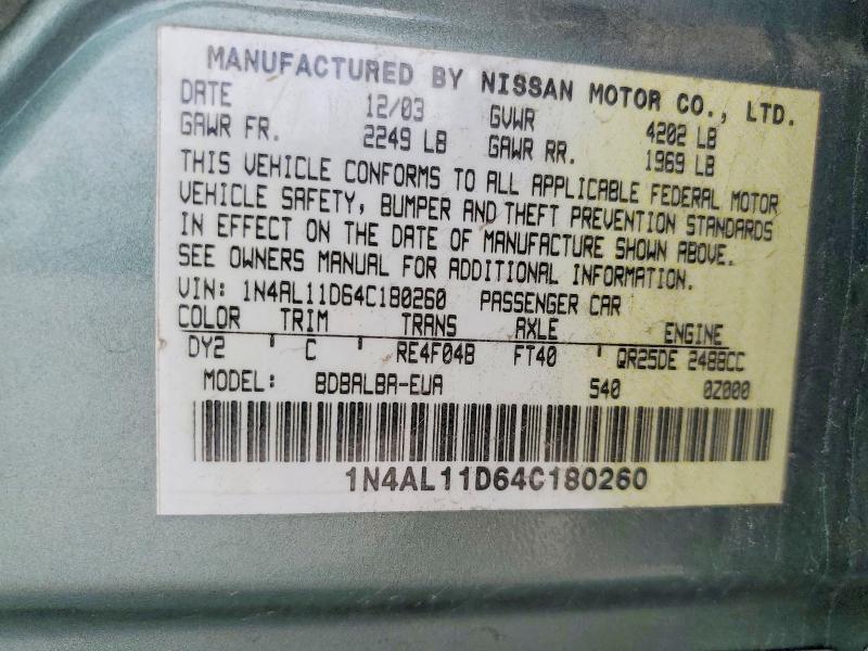 2004 Niss Altima