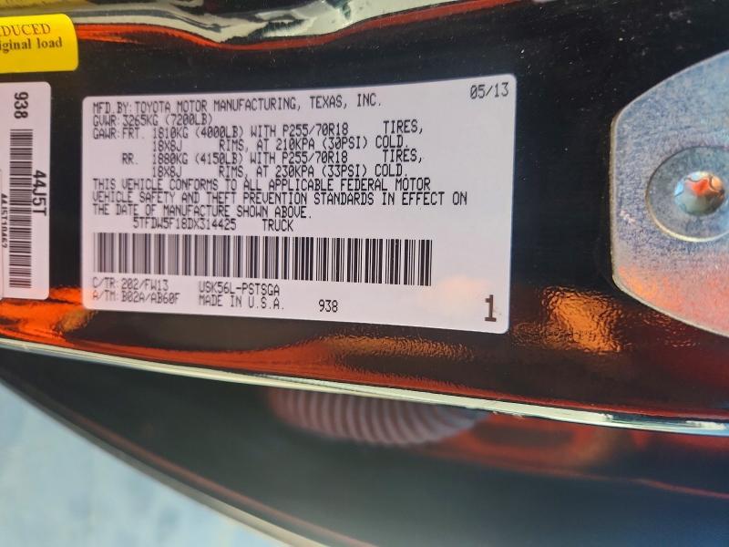 2013 Toyota Tundra Grade