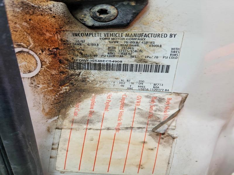 2008 Ford F350 4X2 SRW Splice Truck