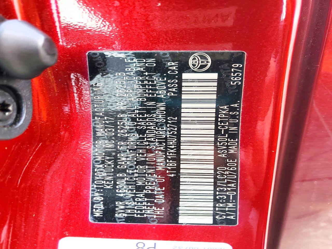 2017 Toyota Camry xse