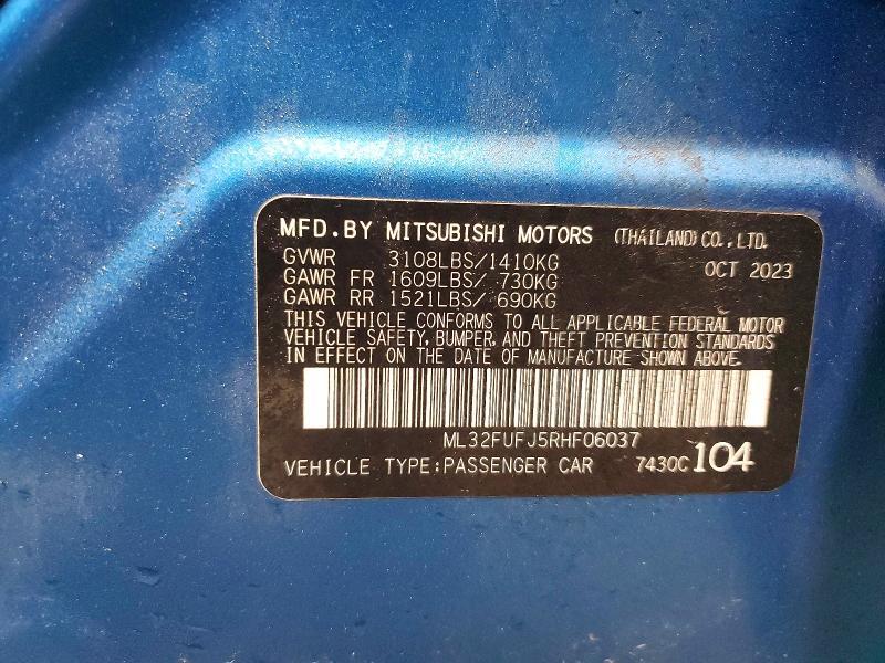 2024 Mitsubishi Mirage G4 es