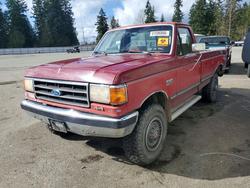 Salvage trucks for sale at Arlington, WA auction: 1991 Ford F250