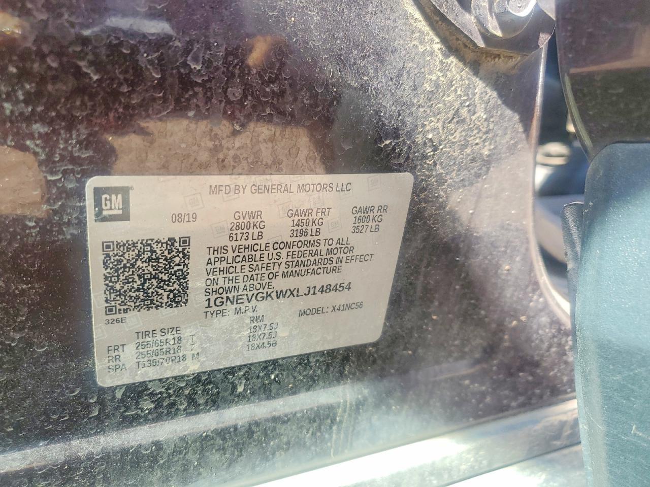 2020 Chevrolet Traverse lt