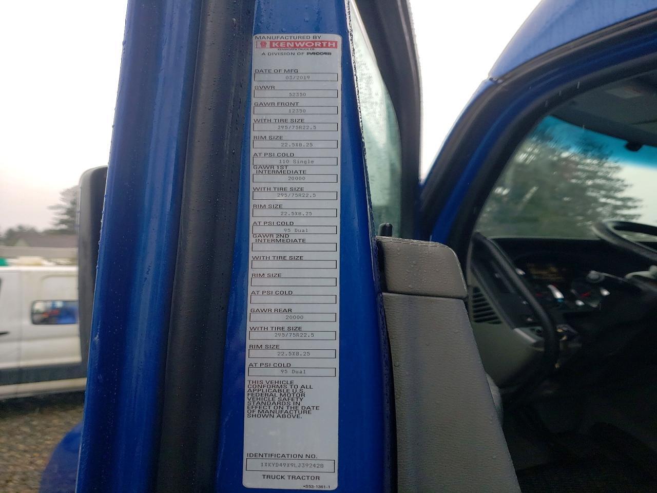 2020 Kenworth Construction T680