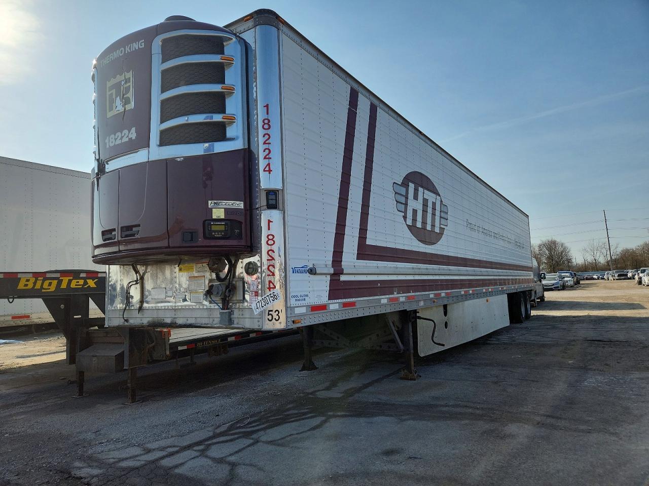 2014 Cimc 1RBR5305 Refrigerated Van Trailer
