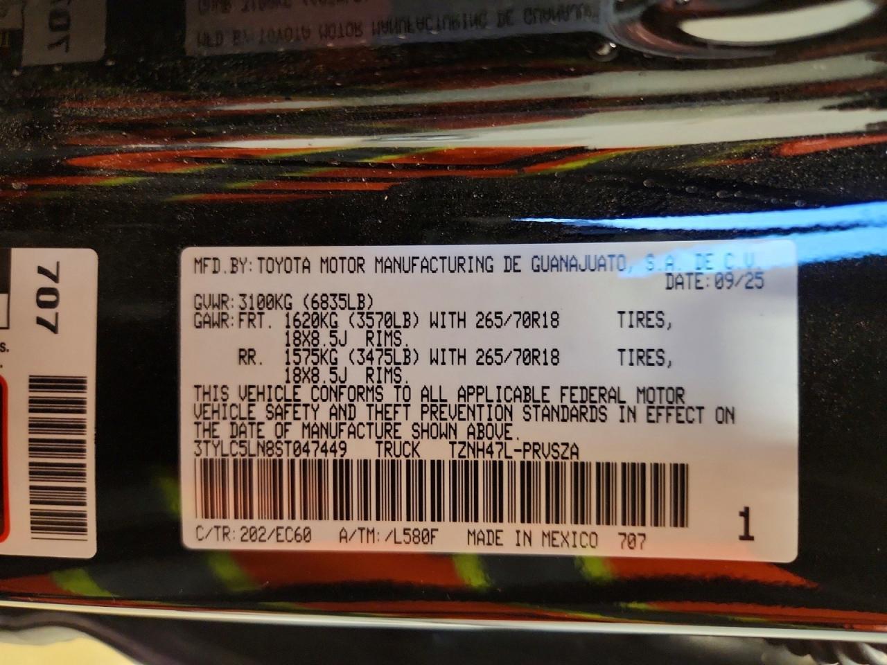 2025 Toyota Tacoma Trailhunter HV