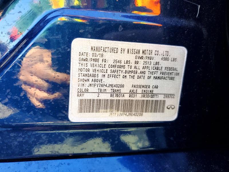 2018 Infiniti Q50 red Sport 400