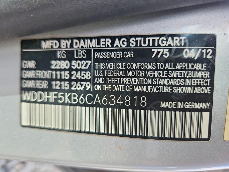 2012 Mercedes-Benz E 350