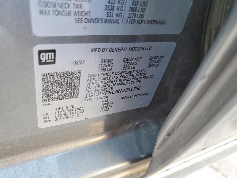 2022 Chevrolet Silverado LTD K1500 LT Trail Boss