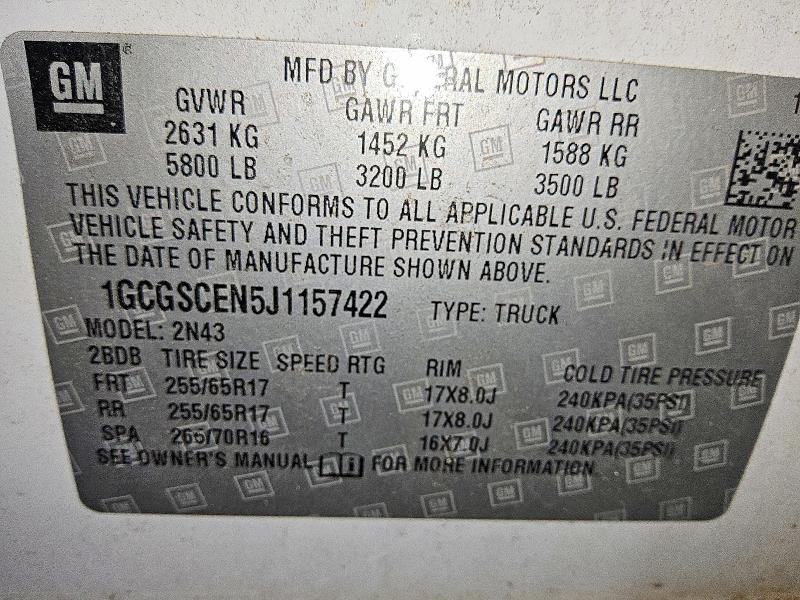 2018 Chevrolet Colorado LT