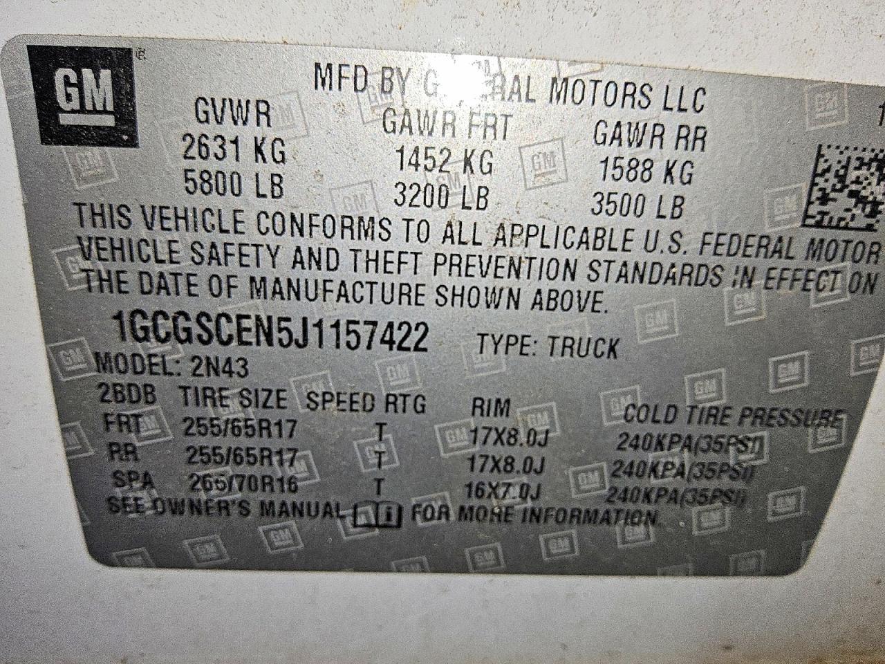 2018 Chevrolet Colorado LT