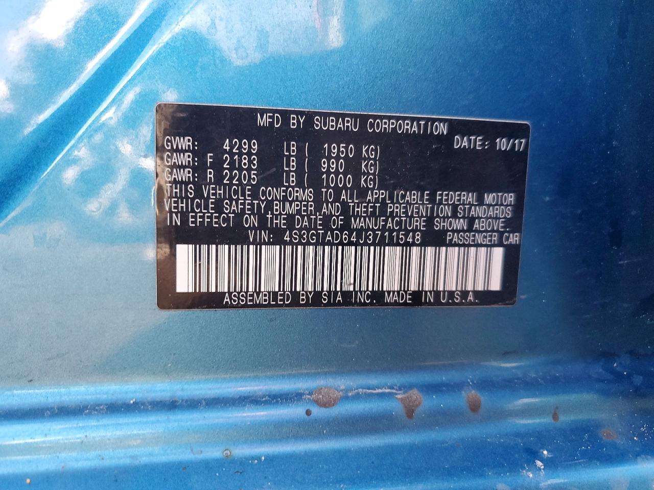 2018 Subaru Impreza Premium Plus