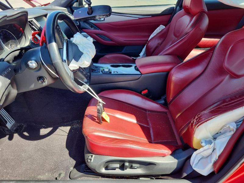 2017 Infiniti Q60 red Sport 400