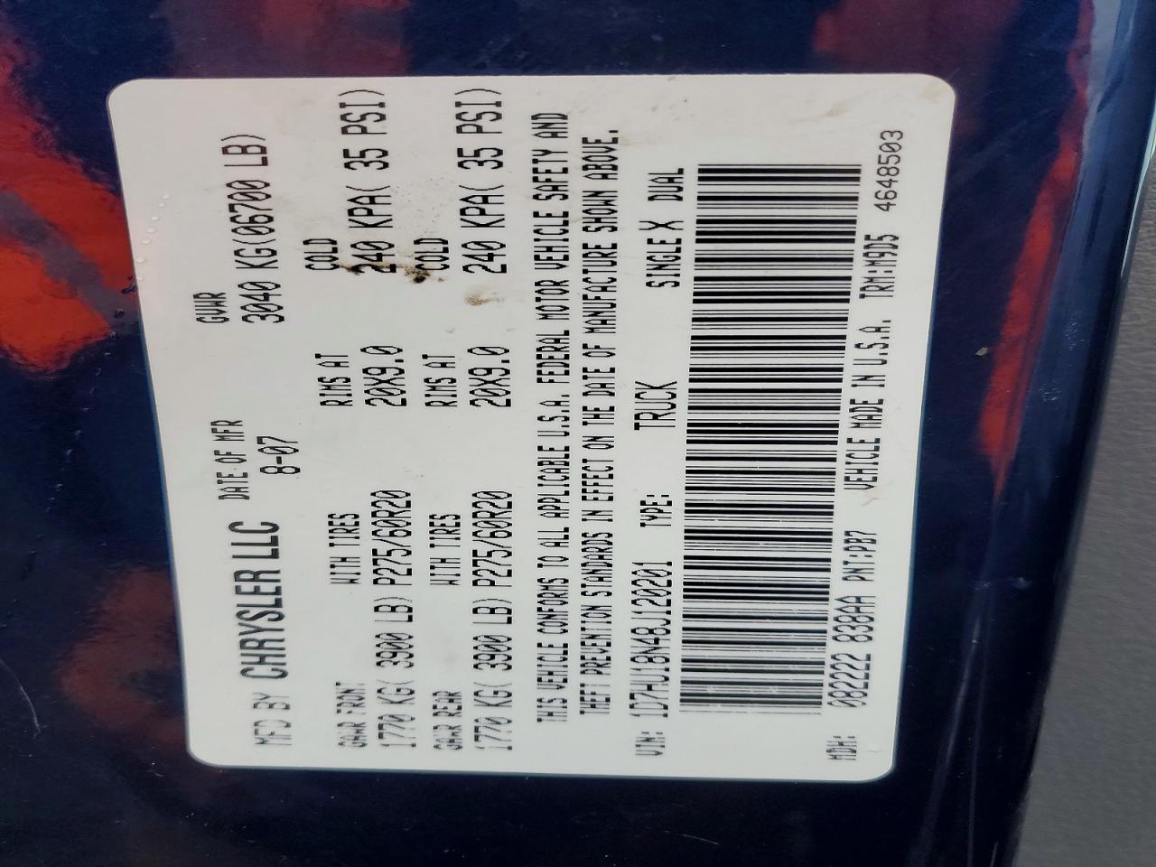 2008 Dodge RAM 1500 ST