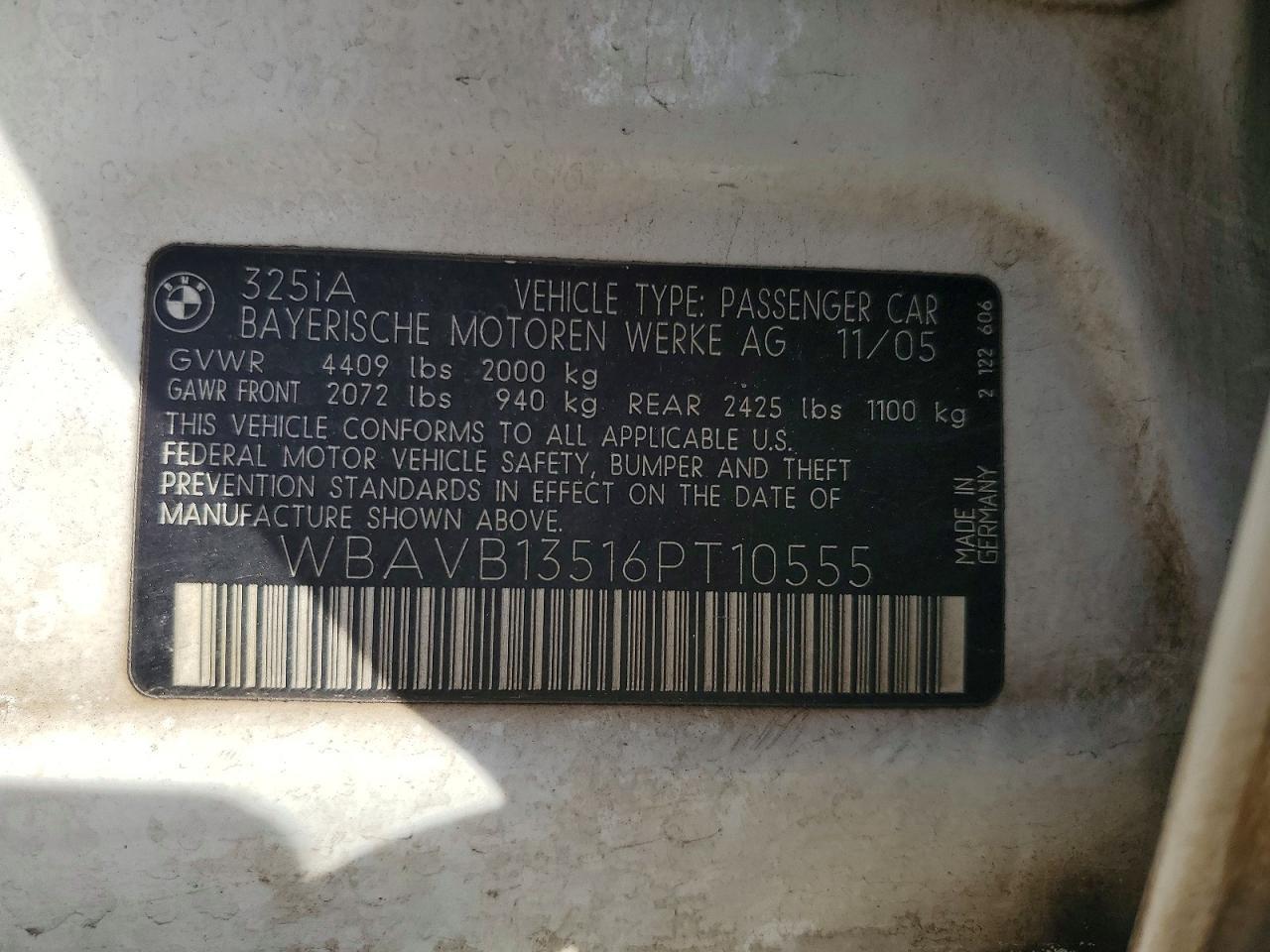 2006 BMW 325 i