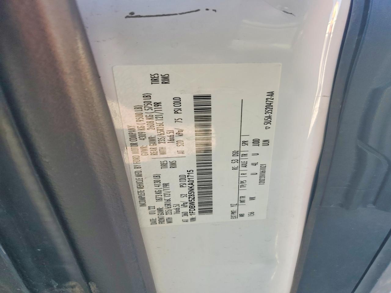 2022 Ford Transit Delivery Truck