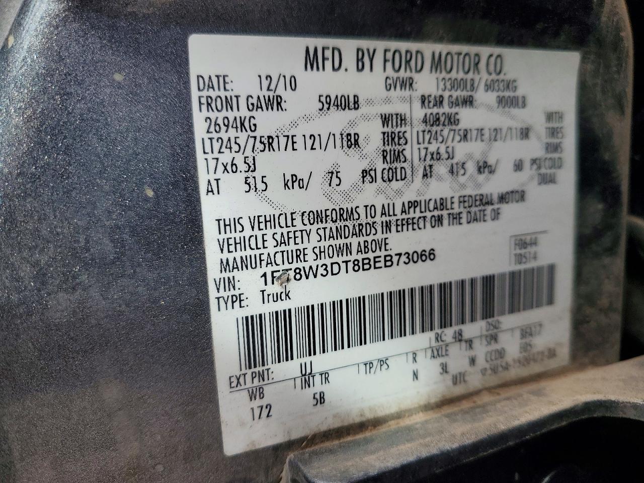 2011 Ford F350 Super Duty