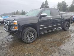 Salvage trucks for sale at Spanaway, WA auction: 2015 Chevrolet Silverado K1500 High Country