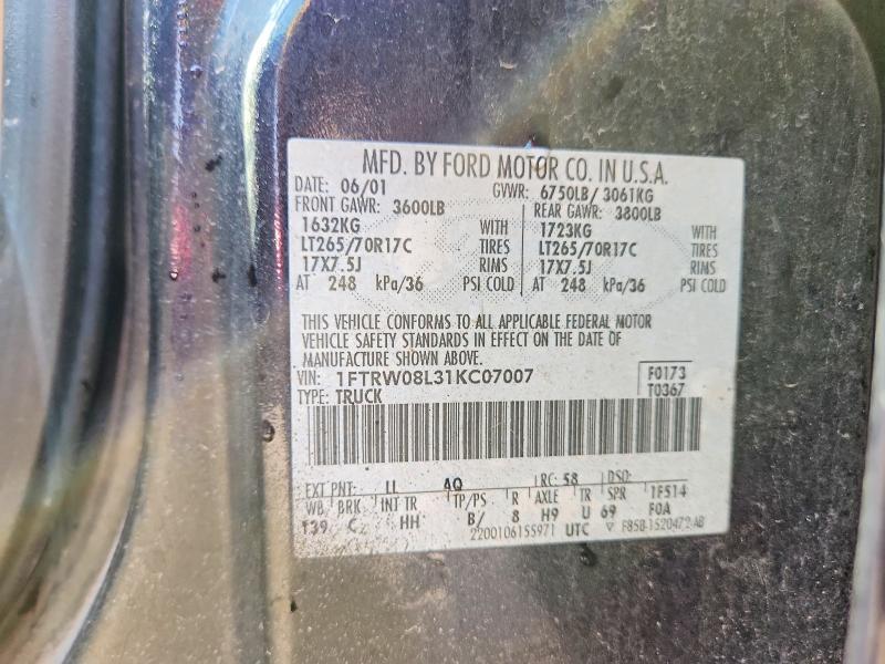 2001 Ford F150 Supercrew