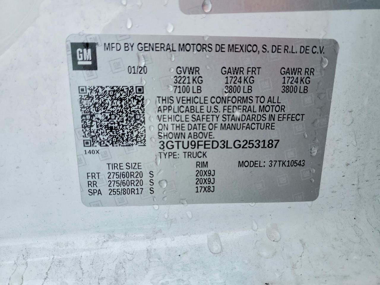 2020 GMC Sierra K1500 Denali