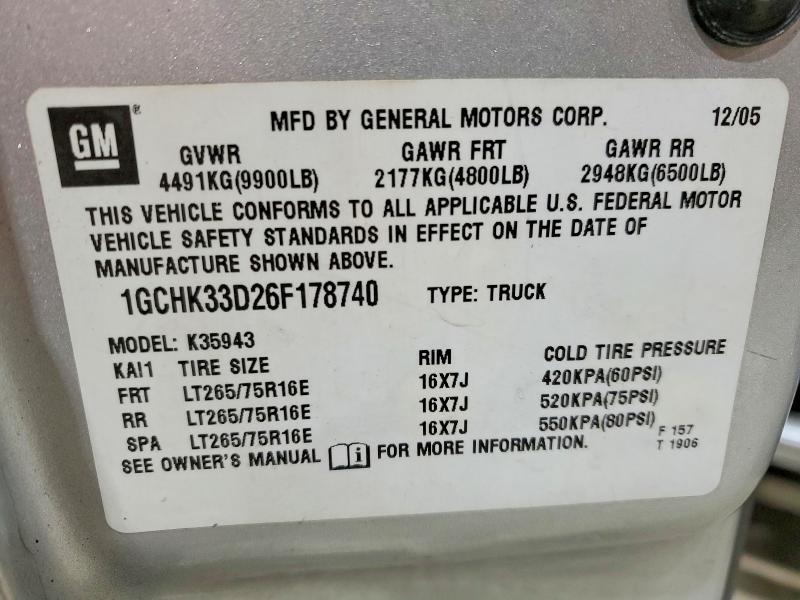 2006 Chevrolet Silverado K3500