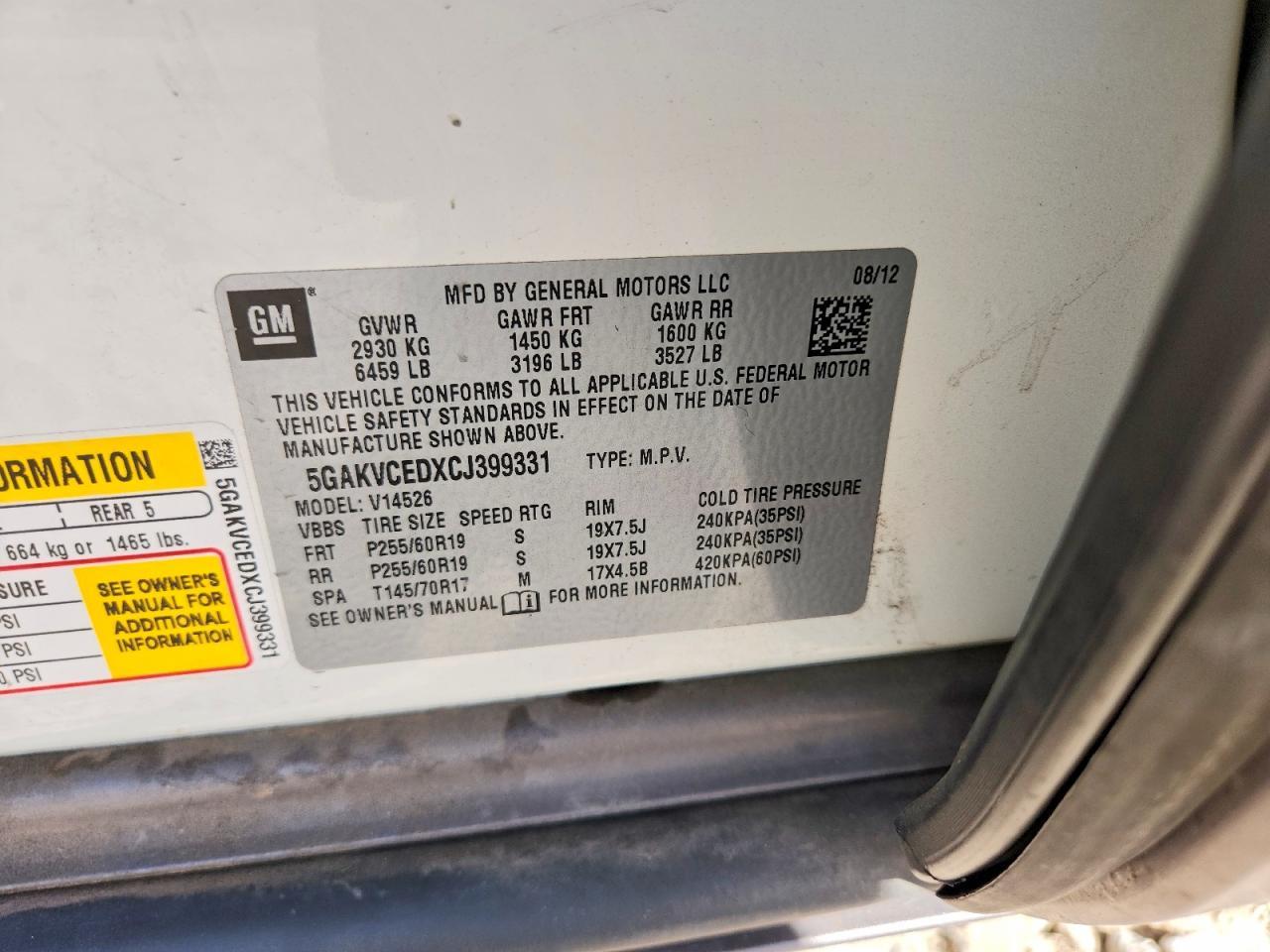 2012 Buick Enclave