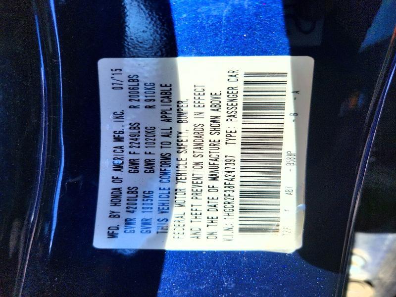 2015 Honda Accord lx