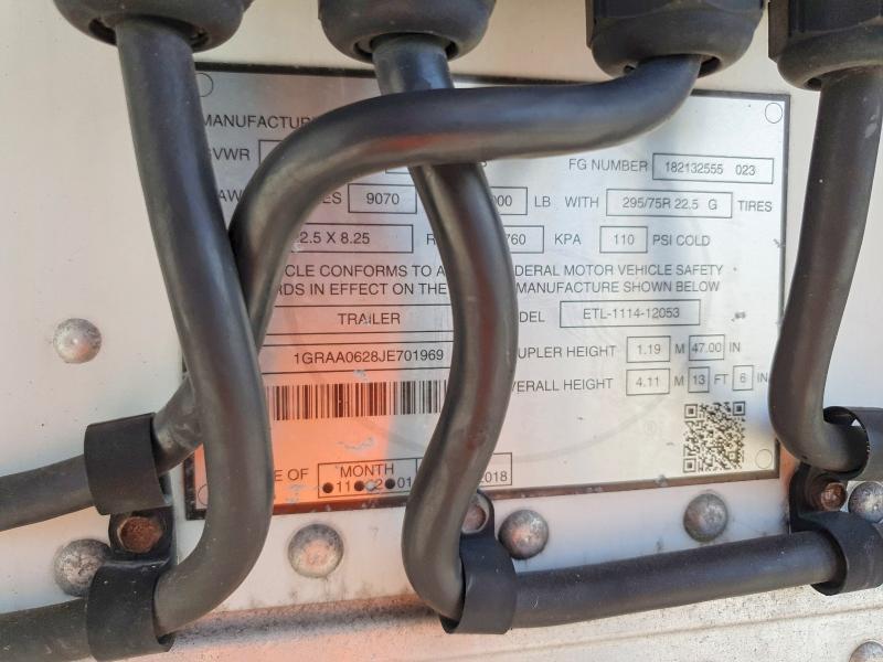 2018 Great Dane 2018 Great Dane ETL-1114-12053 Refrigerated Van TR