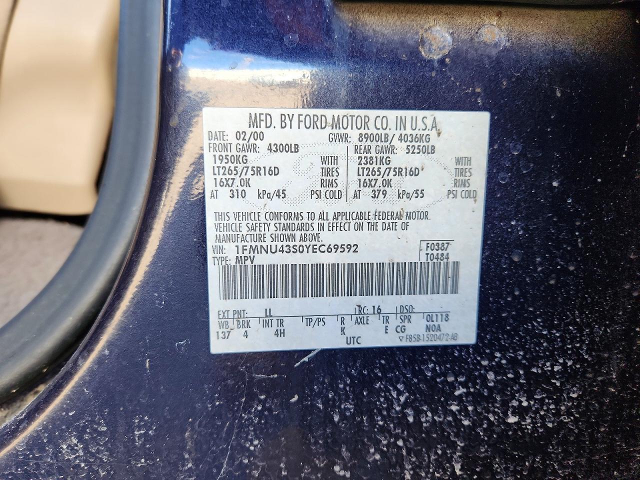 2000 Ford Excursion Limited