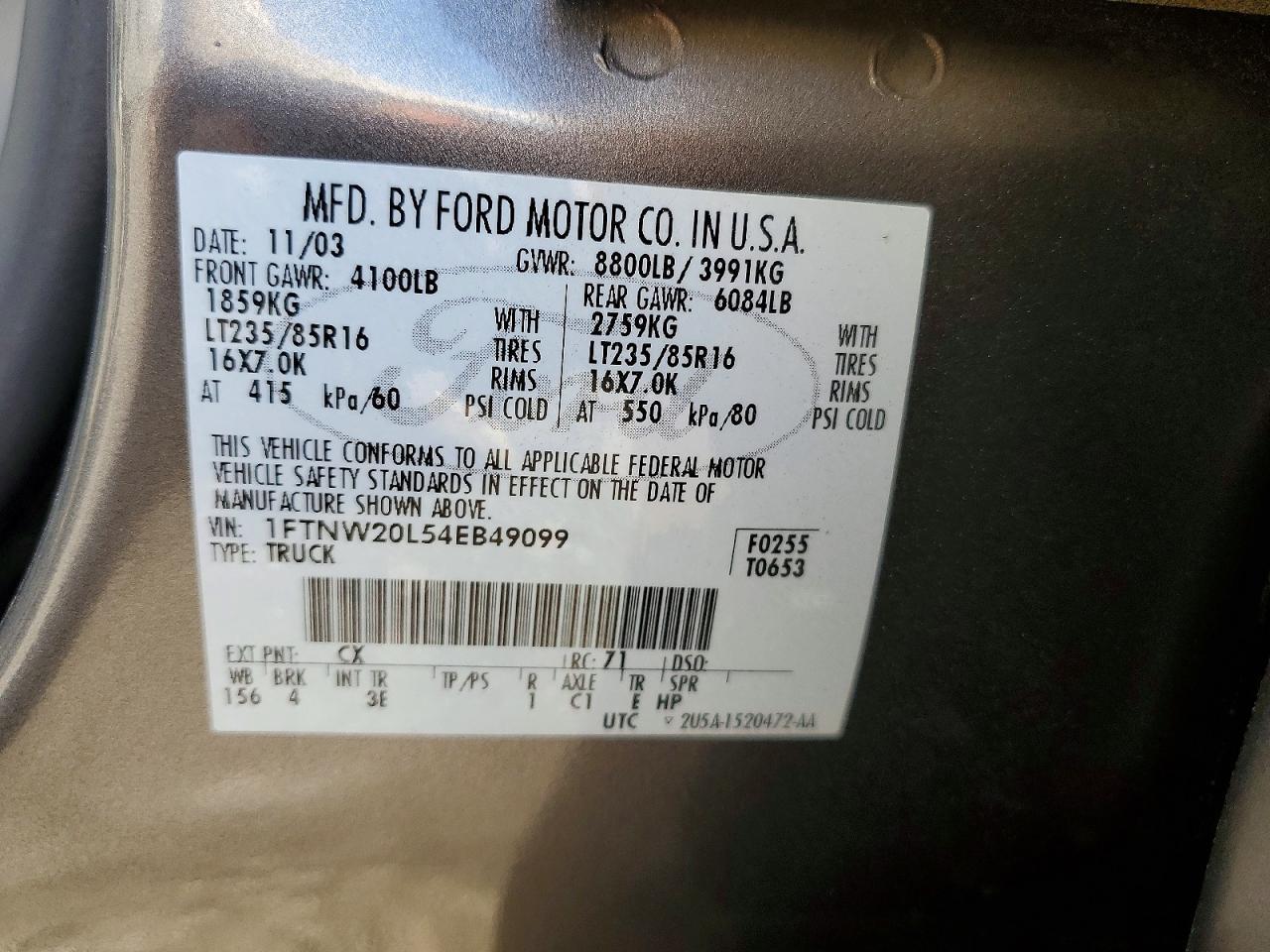 2004 Ford F250 Super Duty