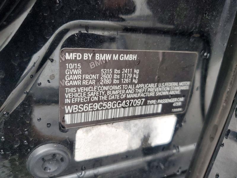 2016 BMW M6 Gran Coupe