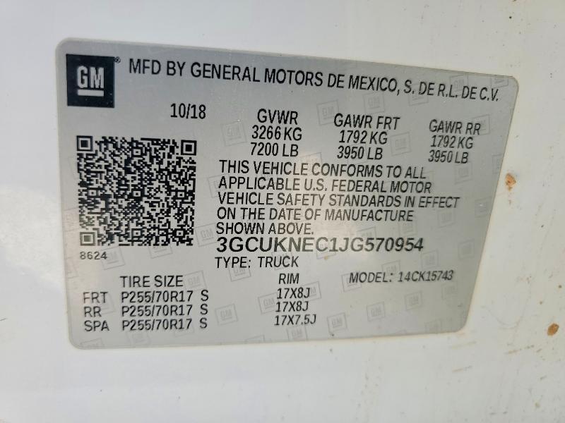 2018 Chevrolet Silverado K1500