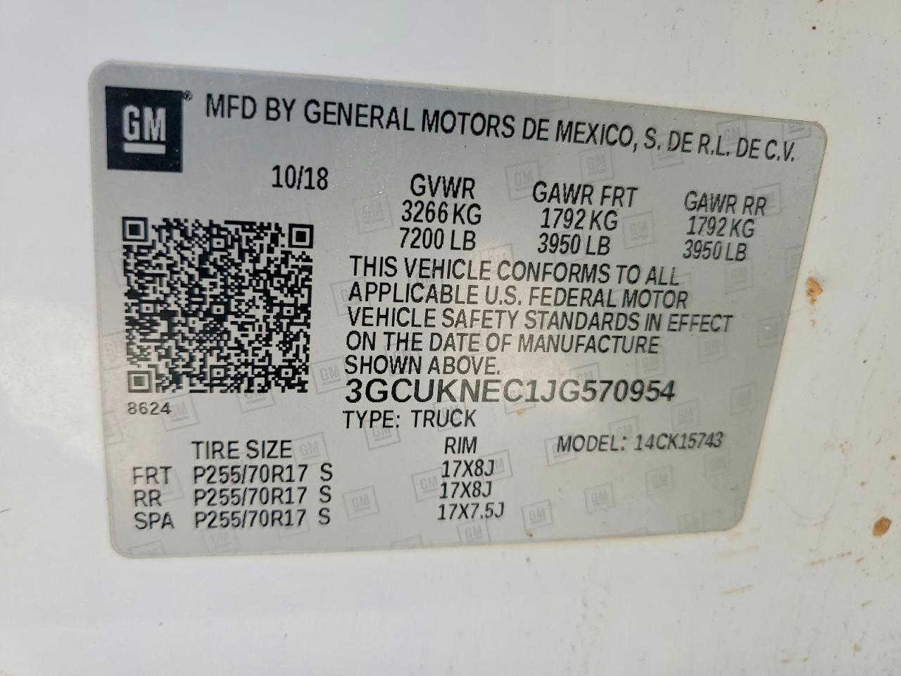 2018 Chevrolet Silverado K1500