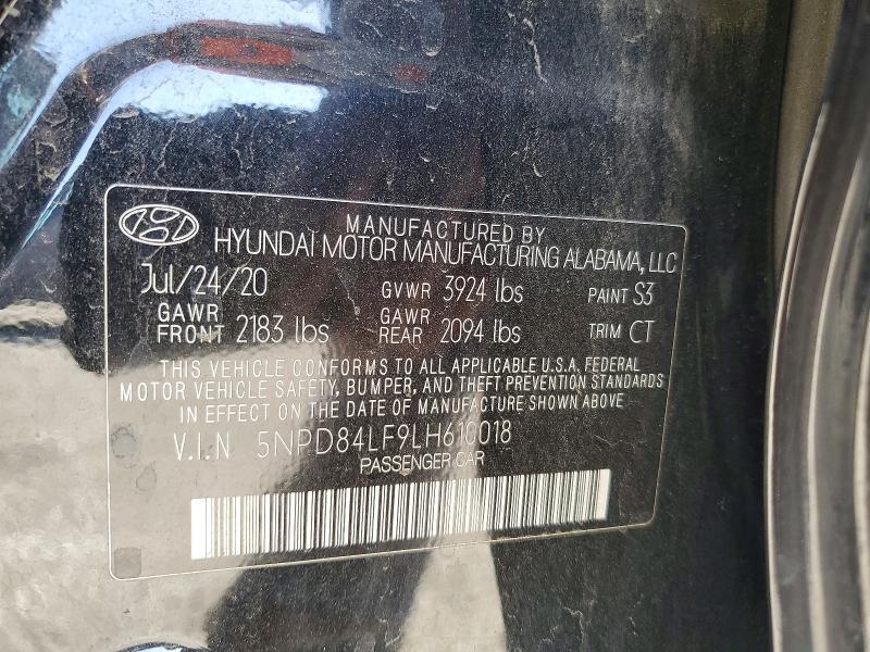 2020 Hyundai Elantra sel
