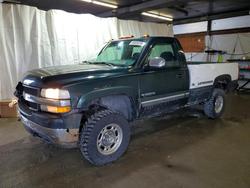 Salvage trucks for sale at Ebensburg, PA auction: 2001 Chevrolet Silverado K2500 Heavy Duty