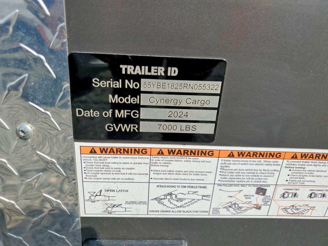2024 Cynergu 2024 Cynergy Cargo Enclosed Cargo Trailer