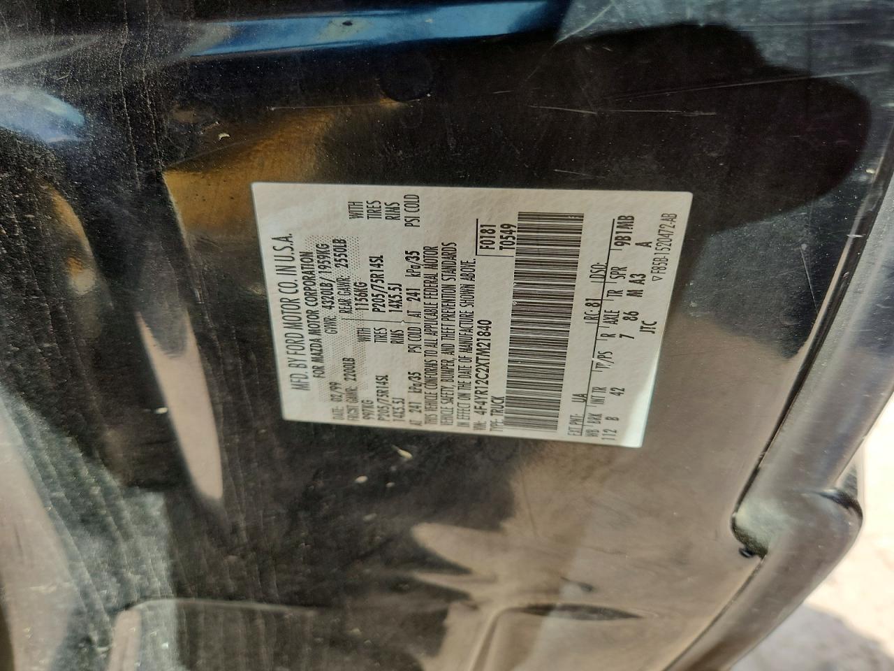 1999 Mazda B2500