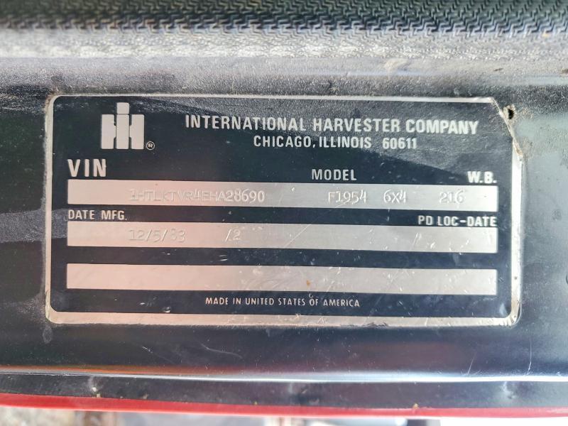 1984 International F1954 Grain Truck