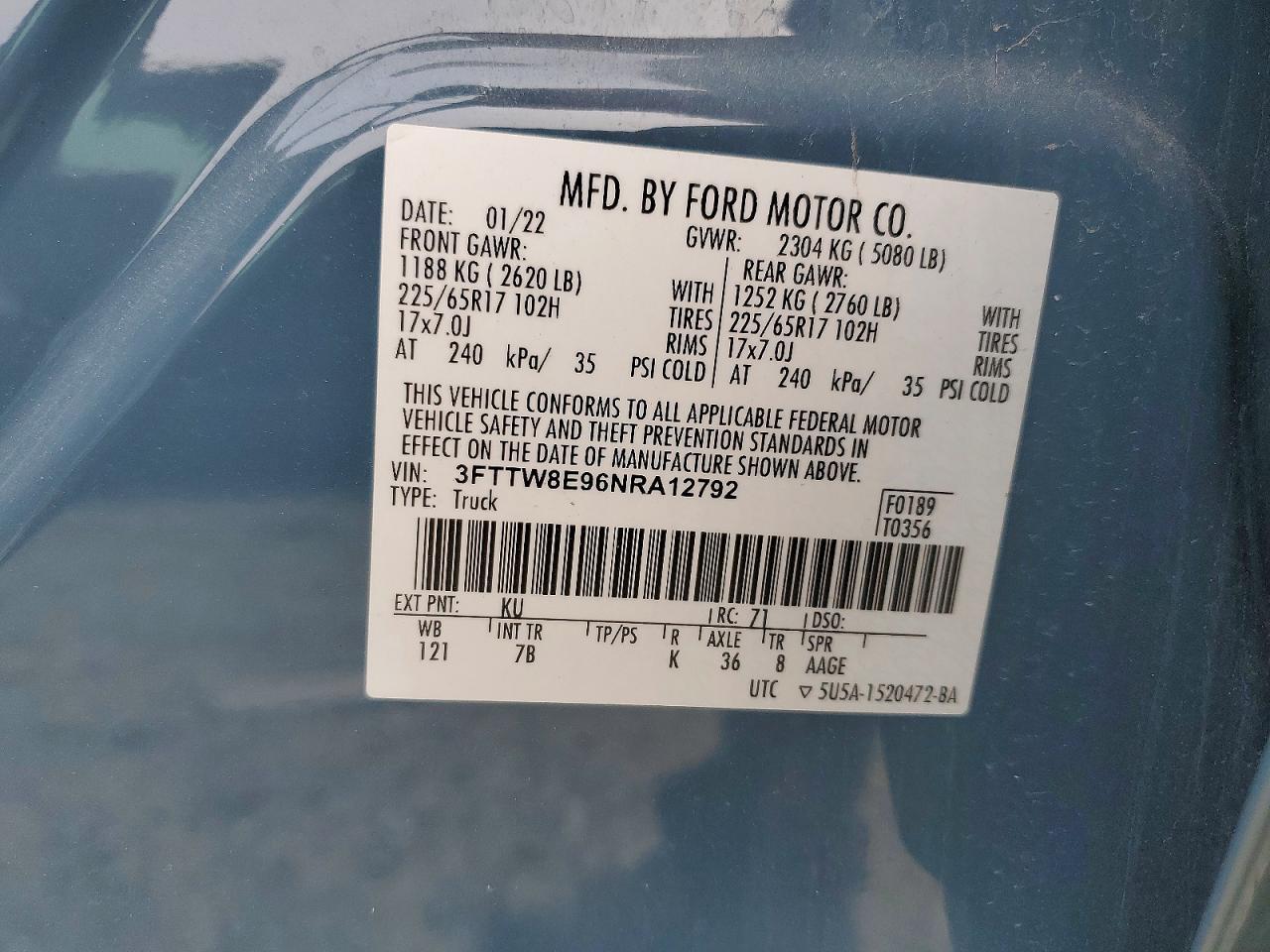 2022 Ford Maverick XL