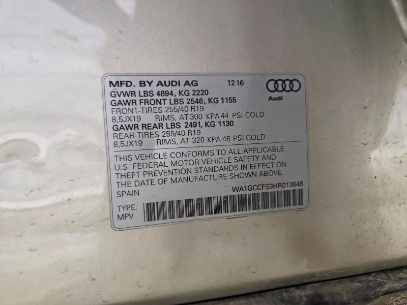 2017 Audi Q3 Prestige