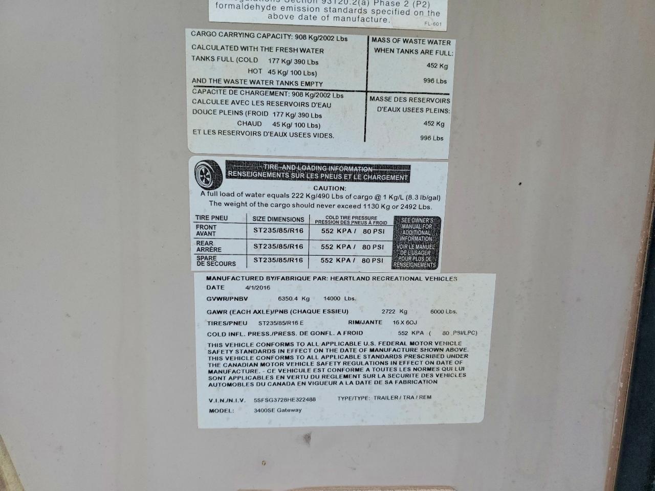 2017 Heartland Rv's Gateway Camper