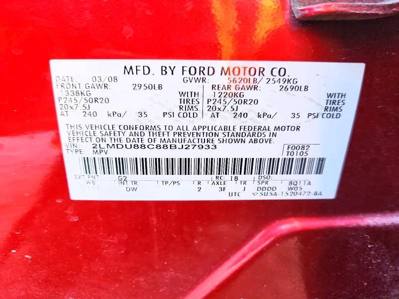 2008 Lincoln Townhouse MKX