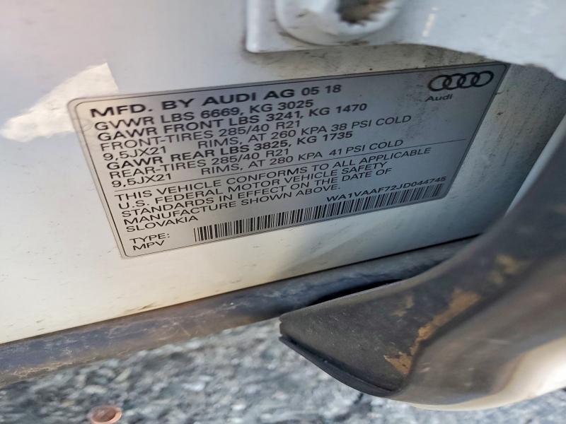 2018 Audi Q7 Prestige